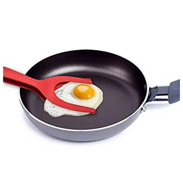 2 In 1 Grip And Flip Tongs Egg Spatula Tongs Clamp Pancake Fried Egg French Toast Omelet Overturned Kitchen Accessories - Image 9