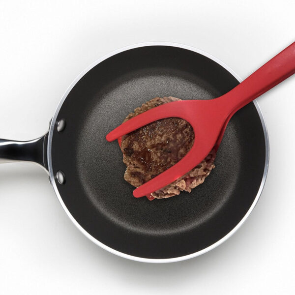2 In 1 Grip And Flip Tongs Egg Spatula Tongs Clamp Pancake Fried Egg French Toast Omelet Overturned Kitchen Accessories - Image 6