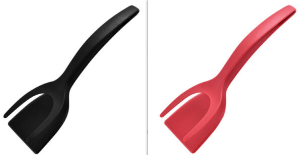 2 In 1 Grip And Flip Tongs Egg Spatula Tongs Clamp Pancake Fried Egg French Toast Omelet Overturned Kitchen Accessories - Image 4