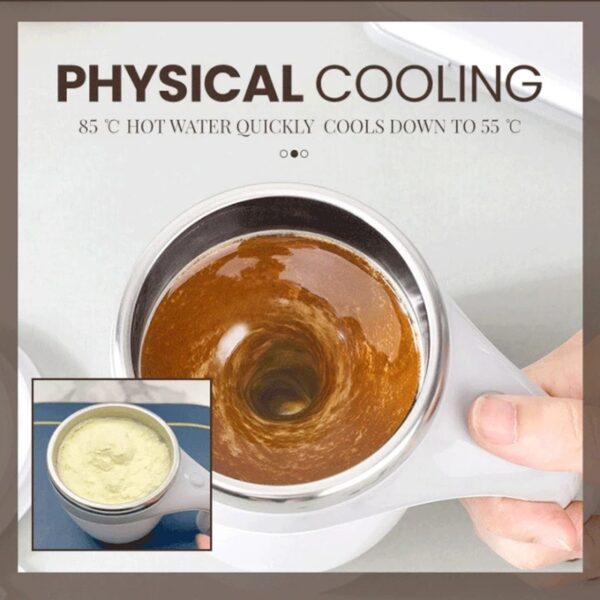 Self Stirring Mug – Effortless Mixing for Coffee & More! - Image 8