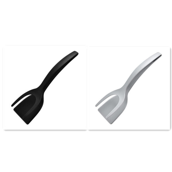 2 In 1 Grip And Flip Tongs Egg Spatula Tongs Clamp Pancake Fried Egg French Toast Omelet Overturned Kitchen Accessories - Image 5