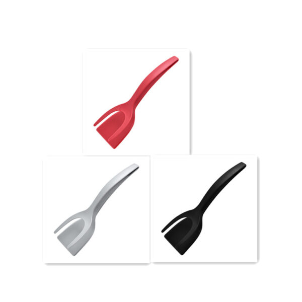 2 In 1 Grip And Flip Tongs Egg Spatula Tongs Clamp Pancake Fried Egg French Toast Omelet Overturned Kitchen Accessories - Image 7