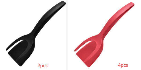 2 In 1 Grip And Flip Tongs Egg Spatula Tongs Clamp Pancake Fried Egg French Toast Omelet Overturned Kitchen Accessories - Image 10