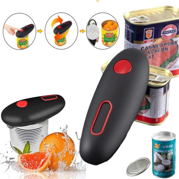 Battery Operated Can Opener – Effortless & Safe Can Opening!