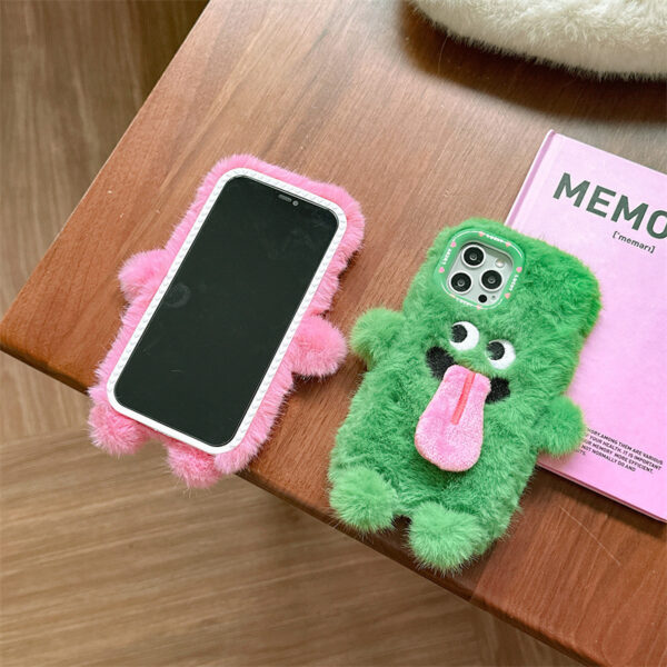 Best Fur Phone Cover – Cute & Protective Plush Case iPhone - Image 2