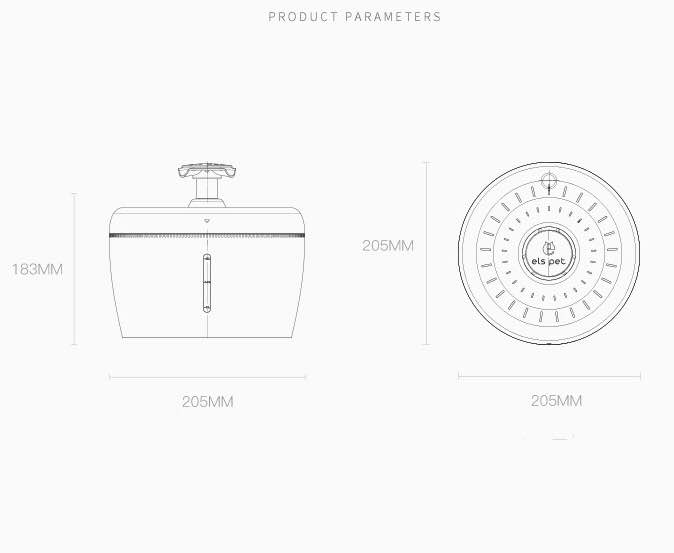 2.5L Pet Water Fountain | Silent Circulation Dispenser