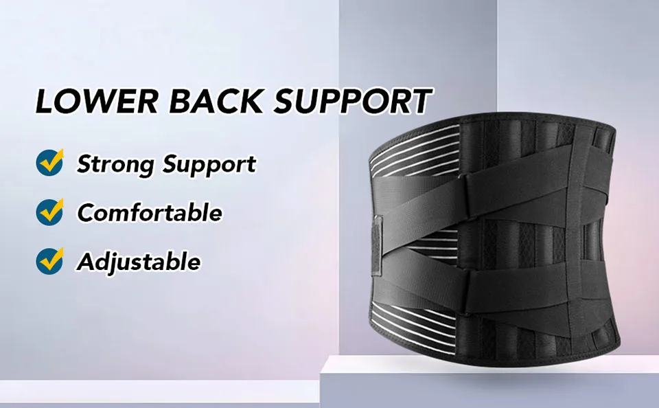AOLIKES Lower Back Support Belt | Orthopaedic Lumbar Brace