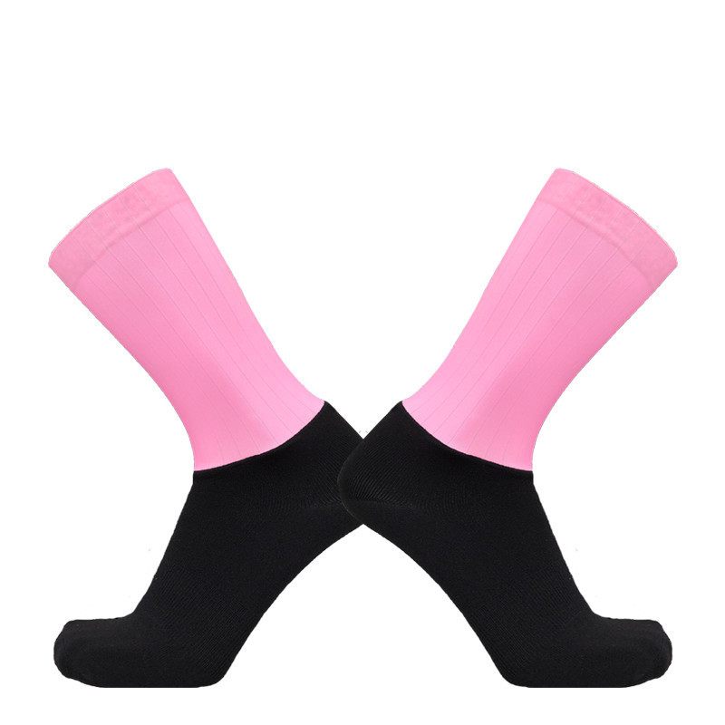 Aerodynamic Cycling Socks | Non-Slip Silicone Grip