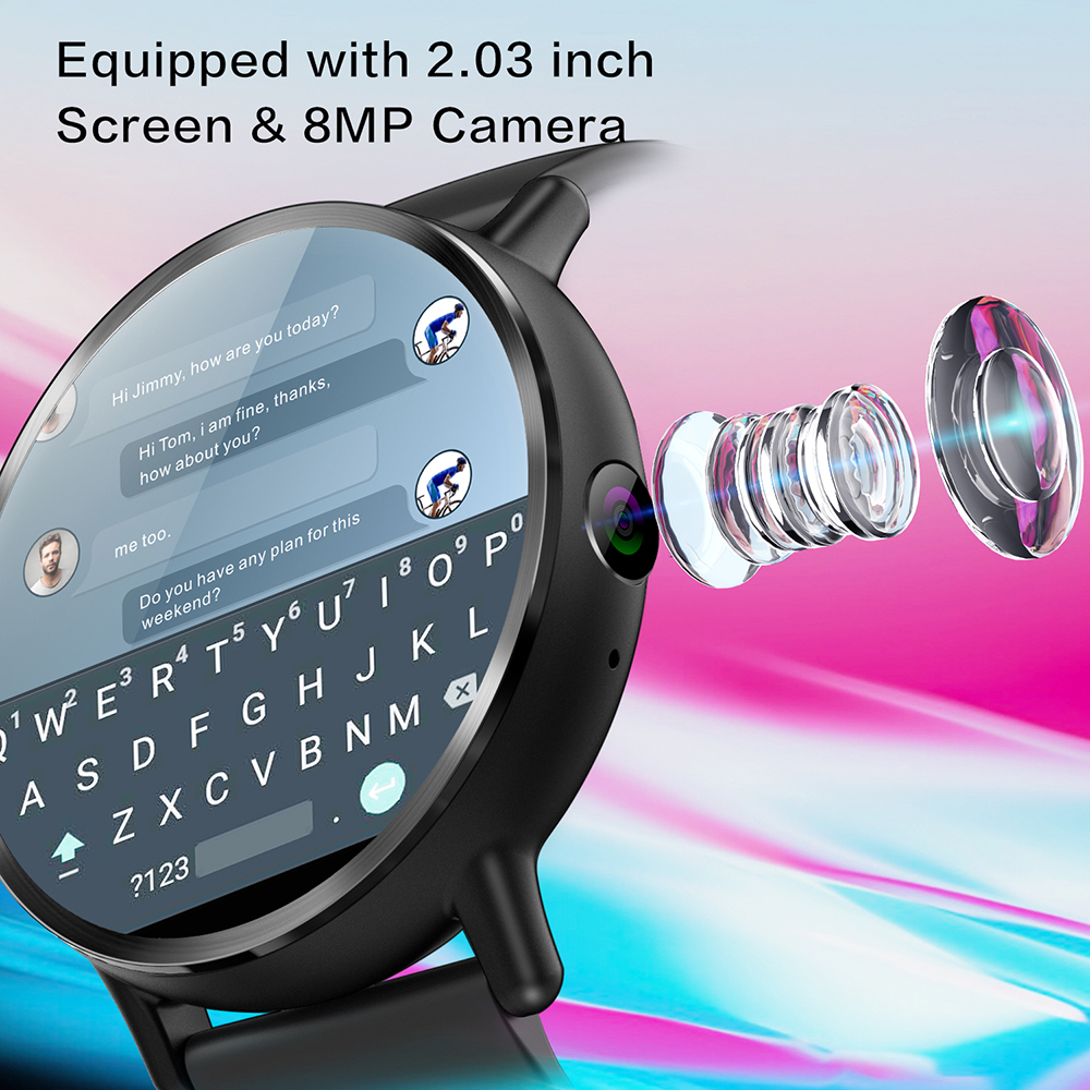 Android 4G Smart Watch | 2.03" Display & 8MP Camera