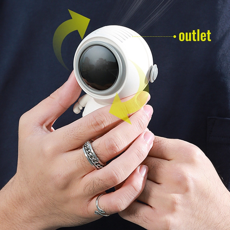 Astronaut Portable Neck Fan | Hands-Free Bladeless Cooling