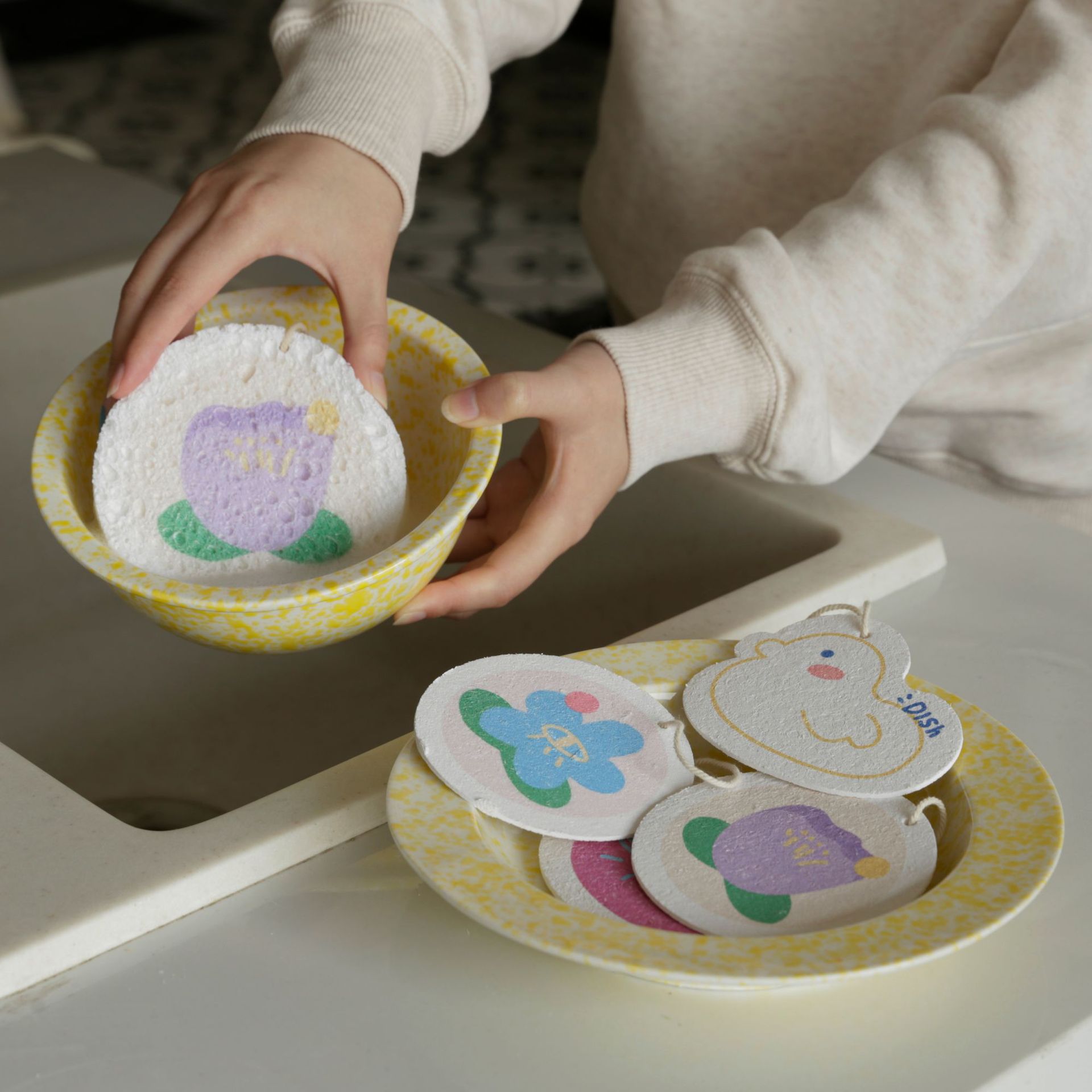 Bamboo Fibre Dish Towel | Anti-Bacterial Kitchen Cloth