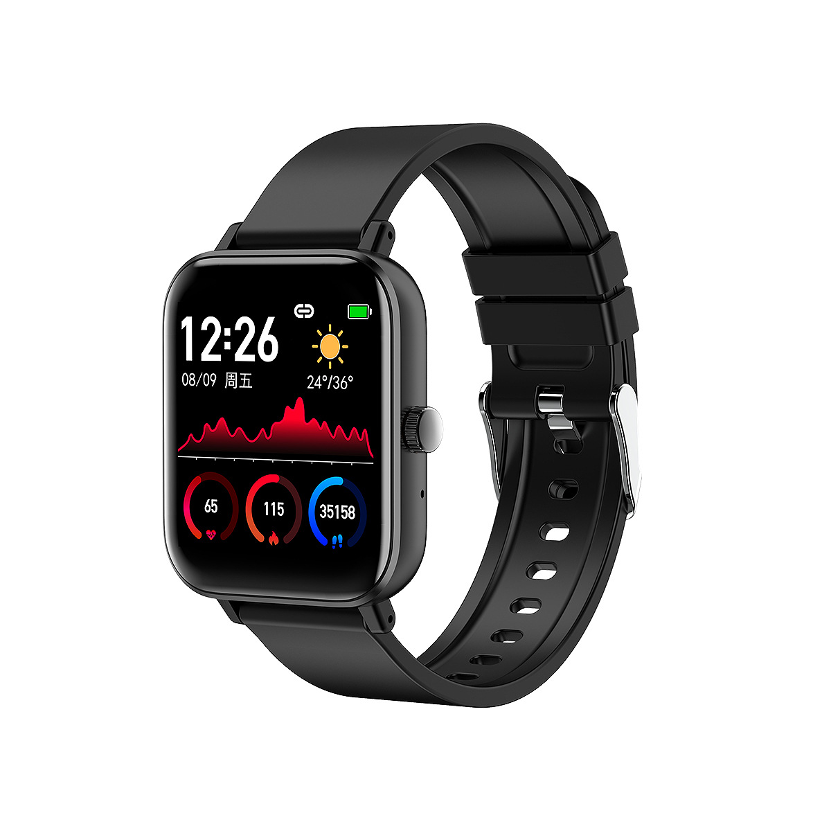 Bluetooth Calling Smart Watch | TPU Strap & Sleep Analysis