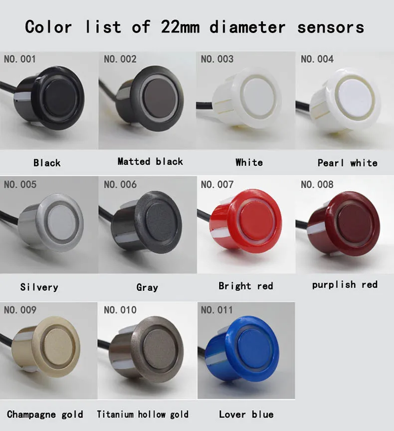 Car Parking Sensor Kit | 8 Reversing Radars with Audio Alert