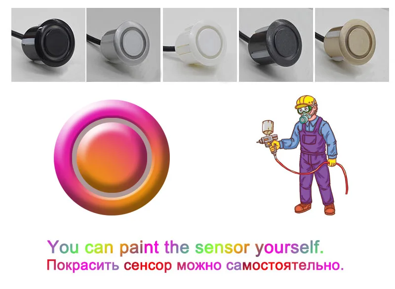 Car Parking Sensor Kit | 8 Reversing Radars with Audio Alert