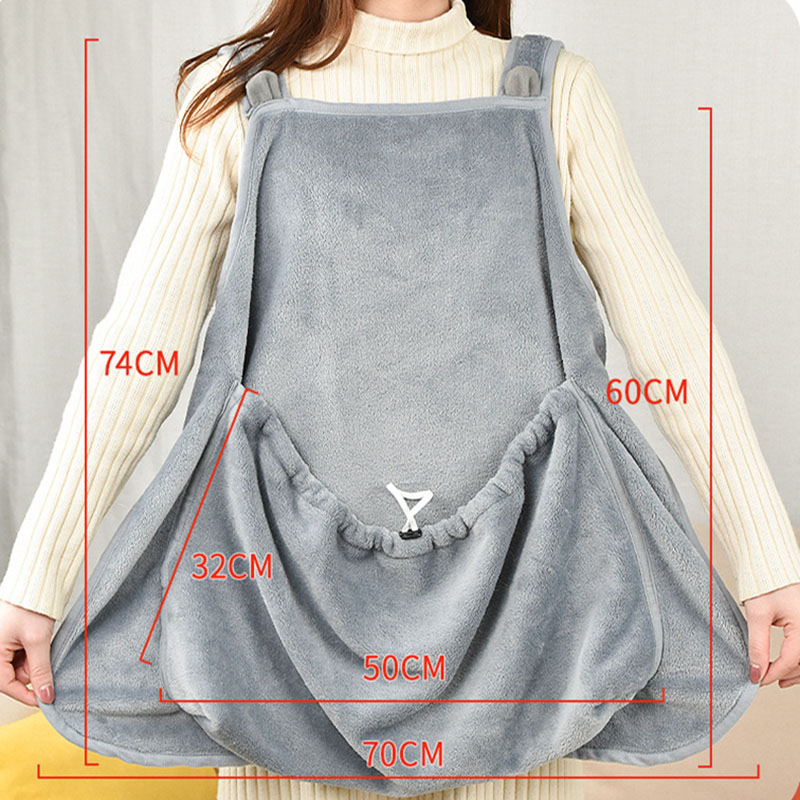 Cat Holding Apron | Anti-Scratch Soft Plush Carrier