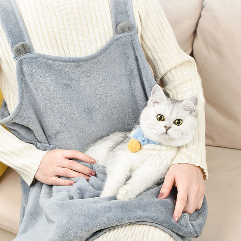 Cat Holding Apron | Anti-Scratch Soft Plush Carrier