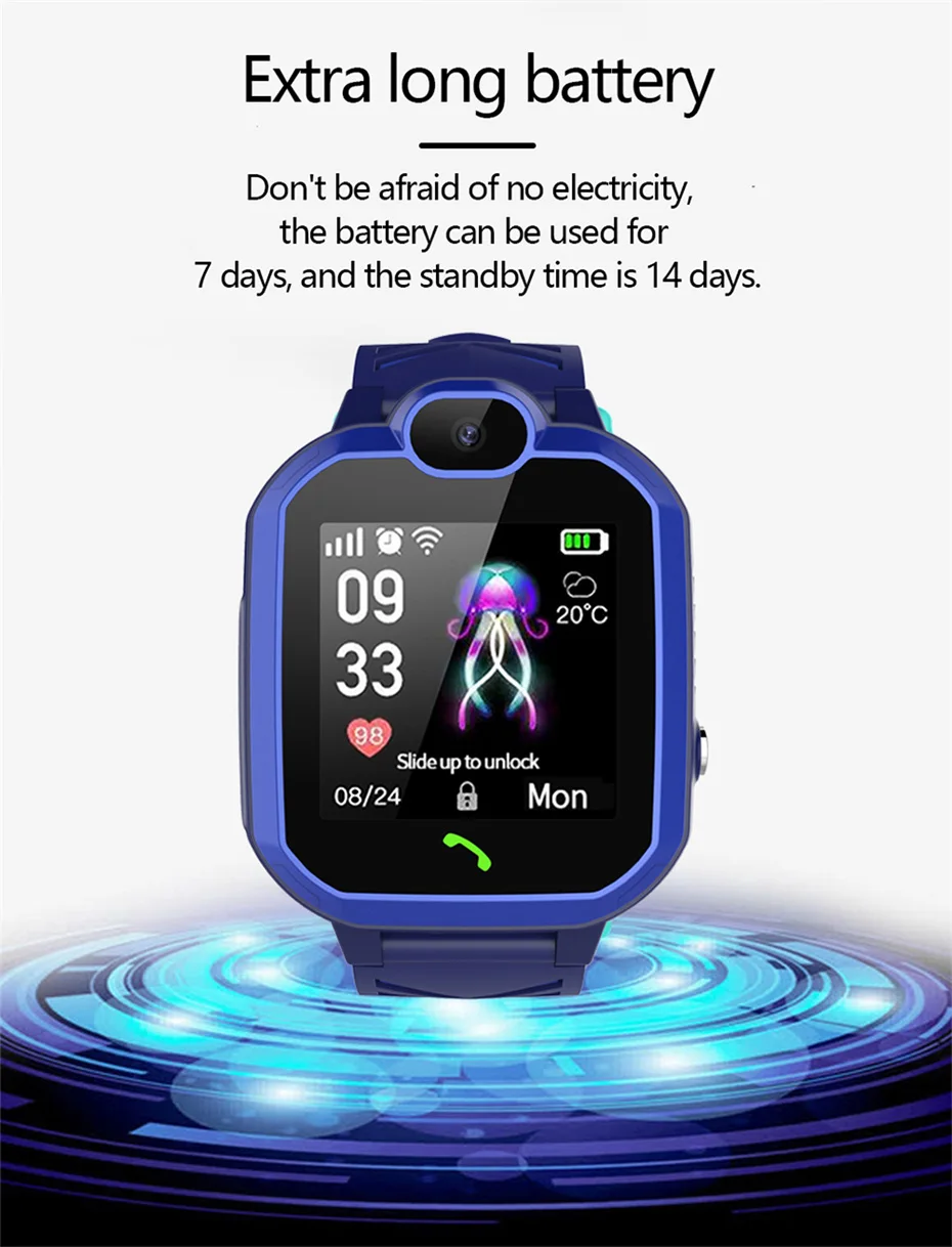 Children's 2G GPS Watch | Two-Way Calling & SOS Button