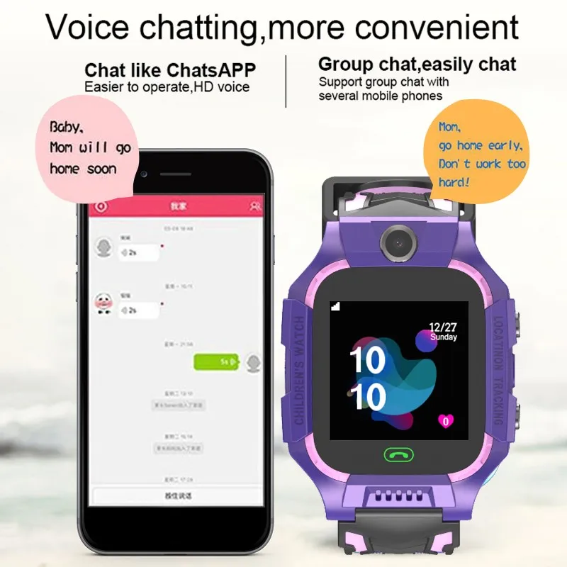 Children's 2G Smart Watch | SOS Button & LBS Tracker