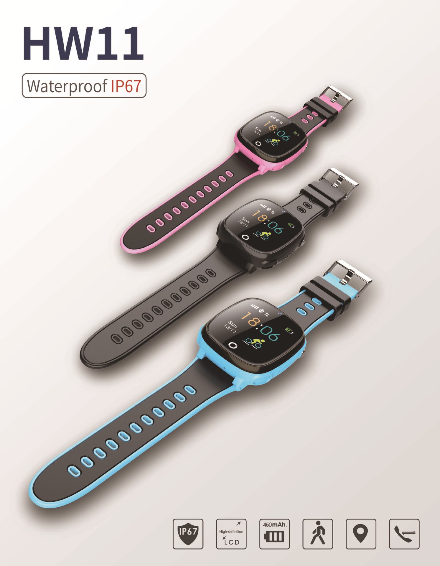 Children's IP68 Waterproof Smart Watch | 1.44" LCD & SOS 10 Children's IP68 Waterproof Smart Watch | 1.44" LCD & SOS