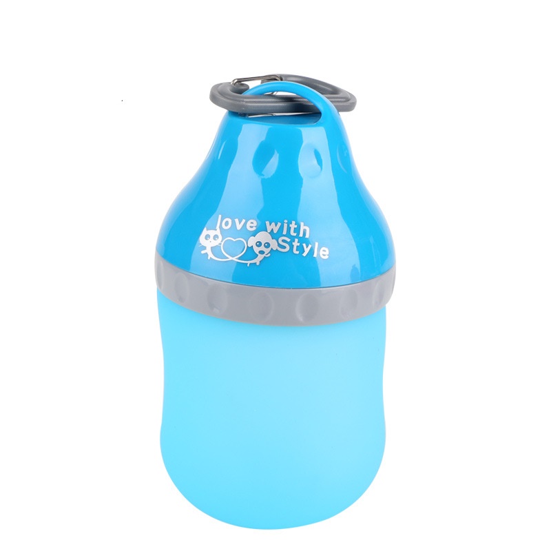 Collapsible Pet Travel Bottle | 400ml Silicone Bowl