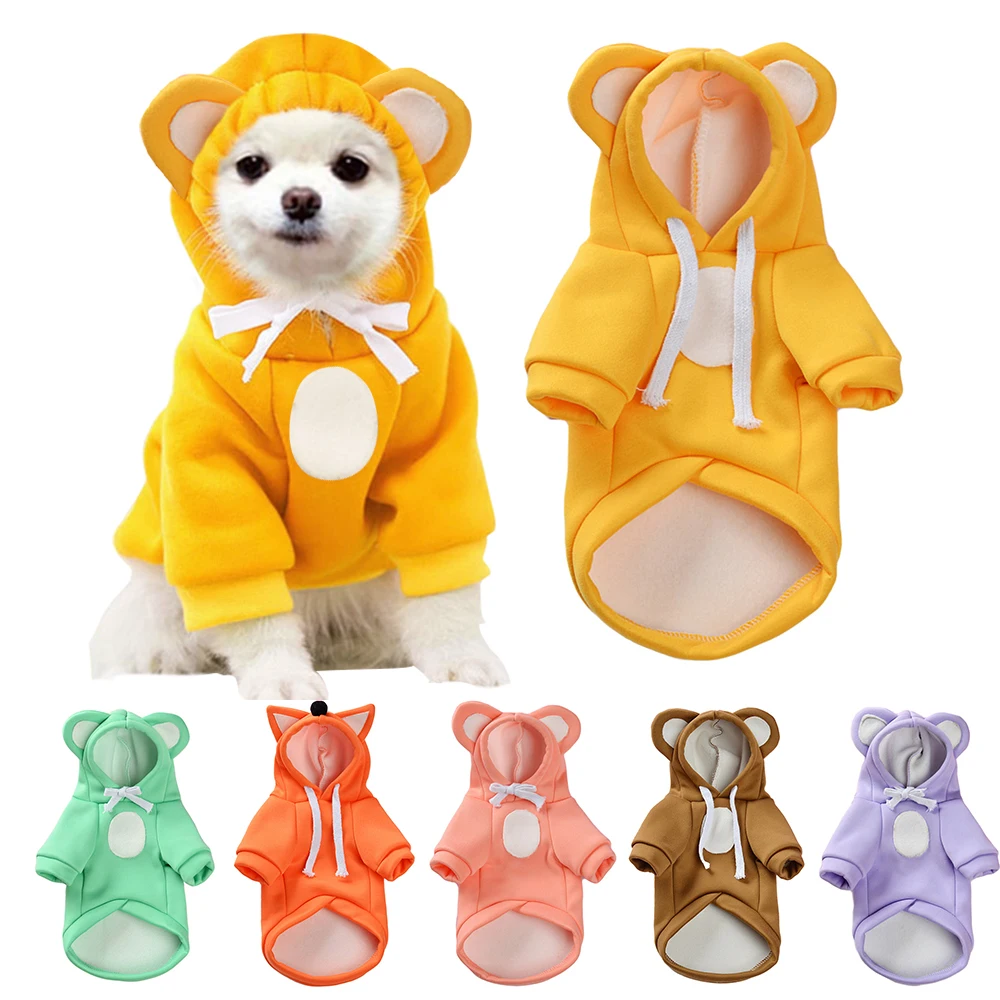Cute Pet Hoodie | Casual Polyester Dog Clothes