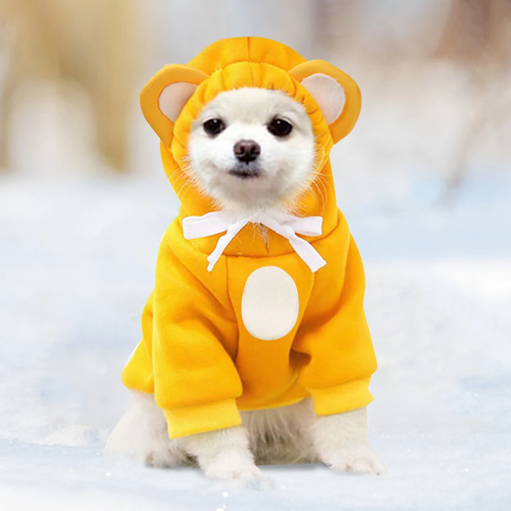 Cute Pet Hoodie | Casual Polyester Dog Clothes