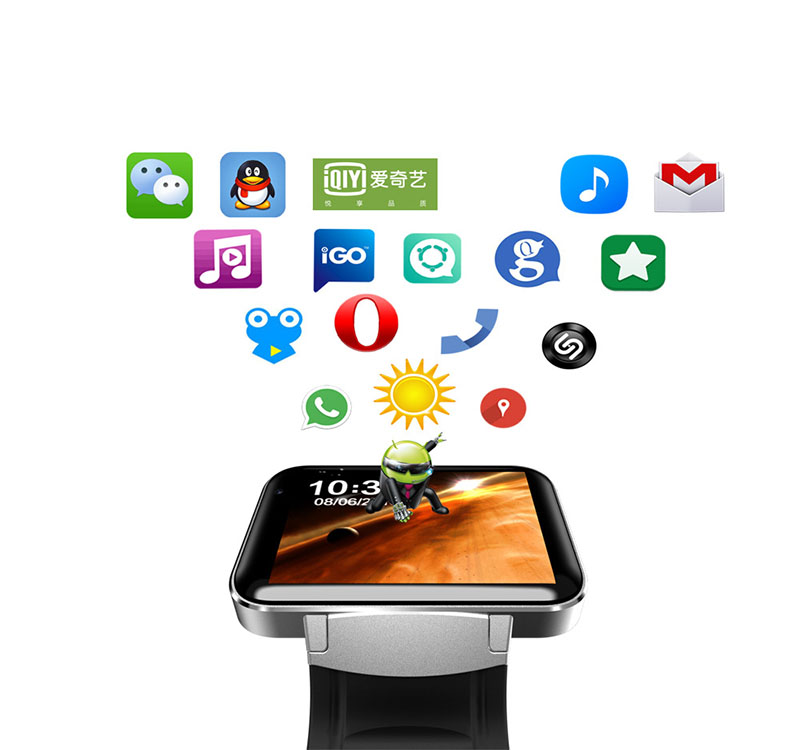 DM98 Android Smart Watch | 2.2" IPS HD & 3G WIFI