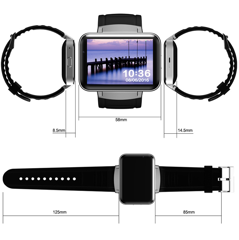 DM98 Android Smart Watch | 2.2" IPS HD & 3G WIFI