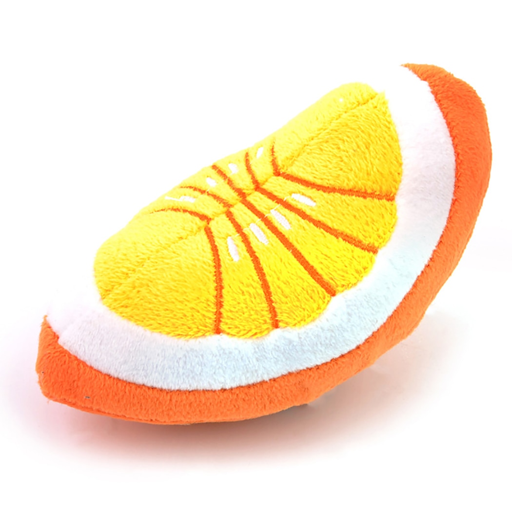 Dog Squeaky Fruit Toys | Interactive Plush Chew Accessories