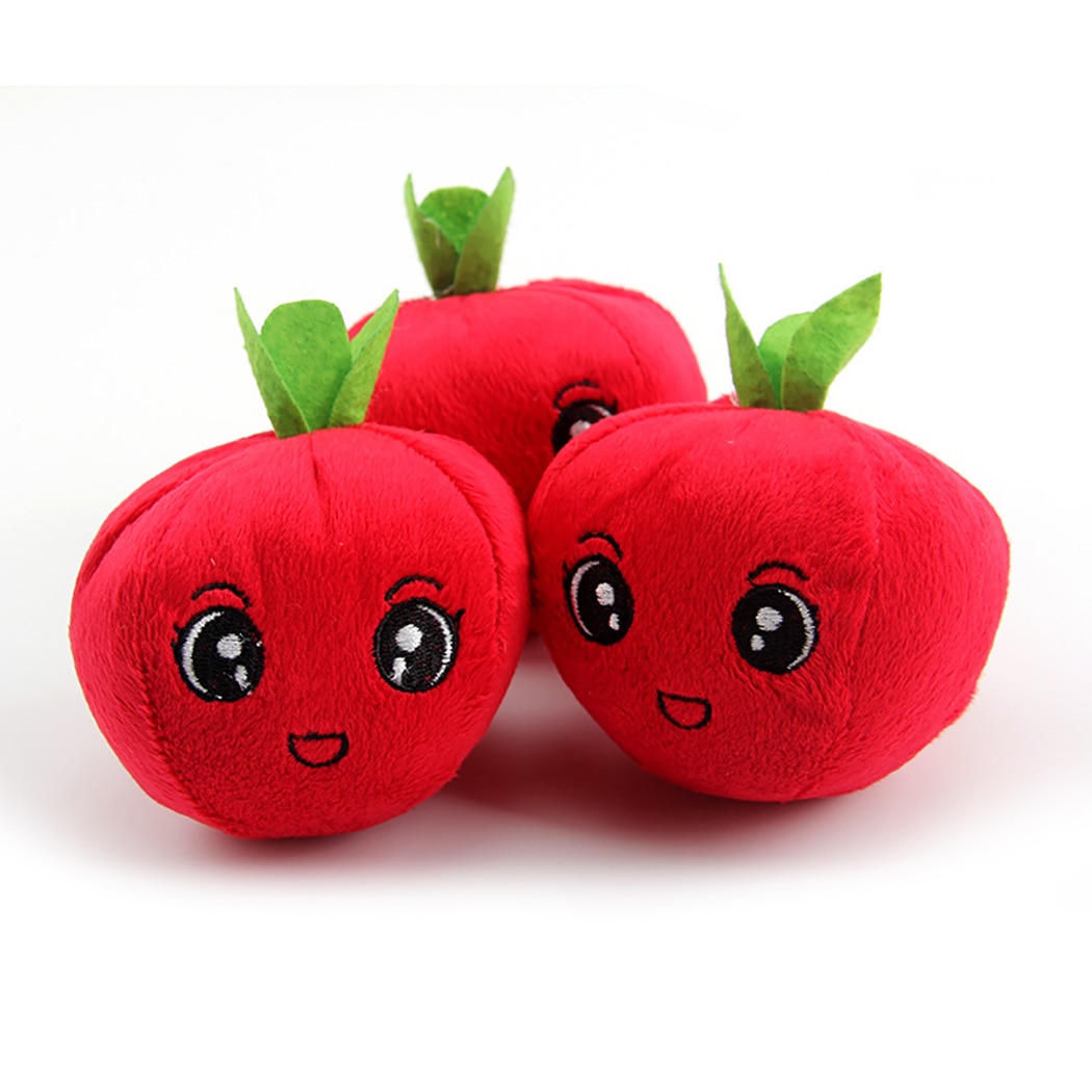 Dog Squeaky Fruit Toys | Interactive Plush Chew Accessories