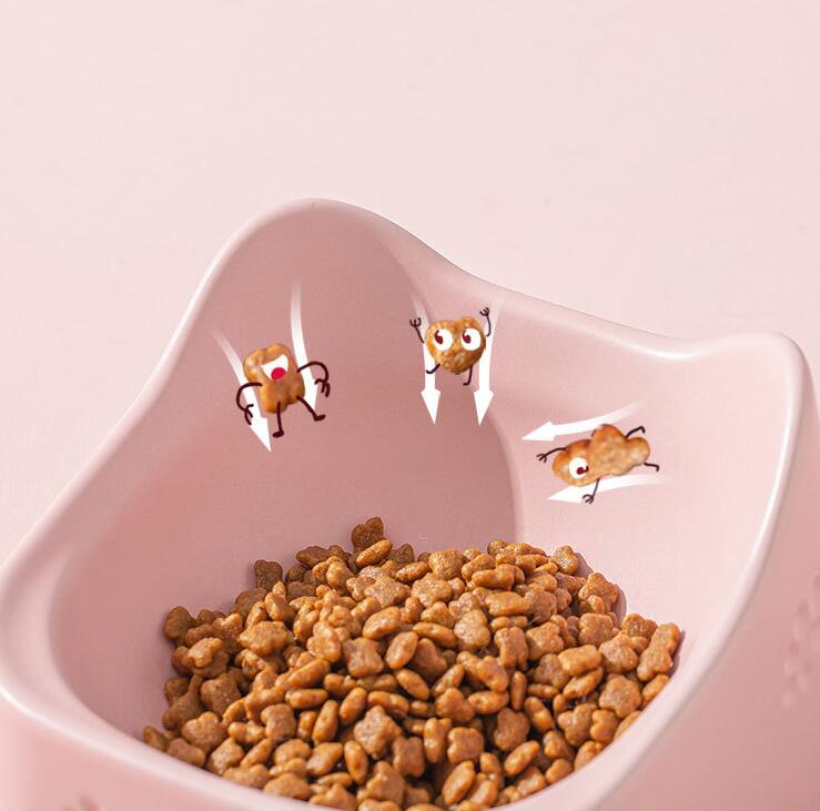 Elevated Ceramic Pet Bowl | 350ml Anti-Spill Dish