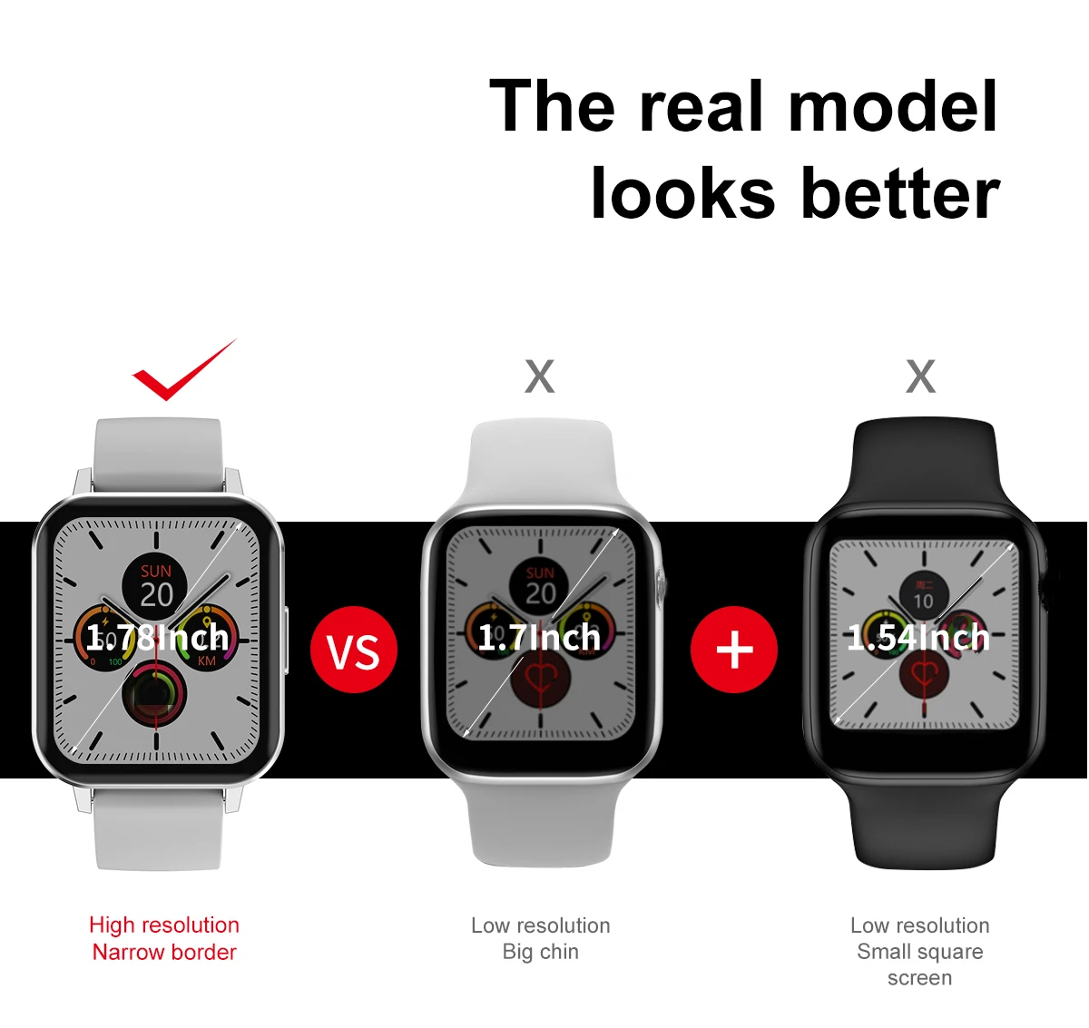 HD Display Smart Watch | Blood Pressure Monitor & IP68 7 HD Display Smart Watch | Blood Pressure Monitor & IP68