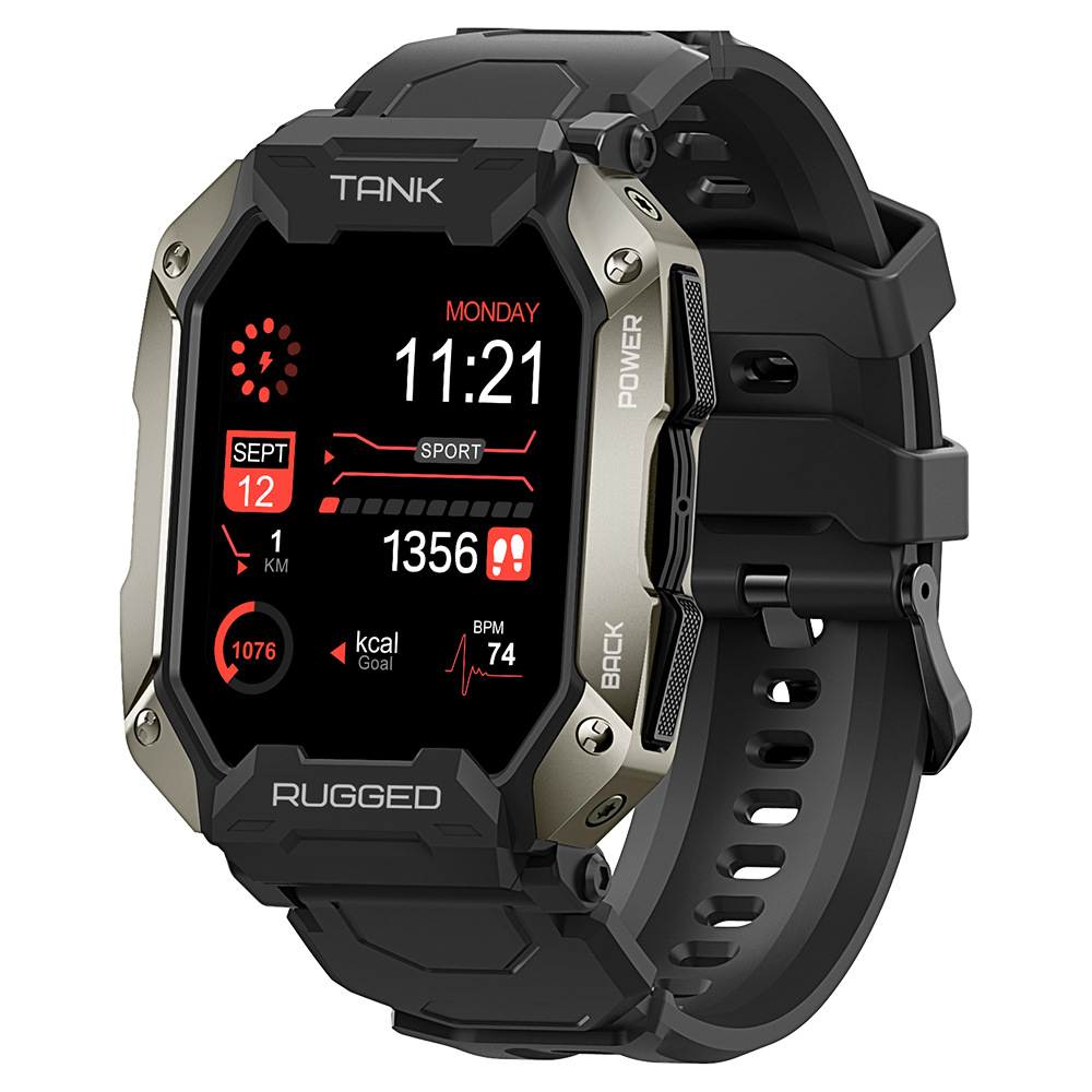 Heart Rate Smart Watch | Bluetooth Calling & Silicone Strap