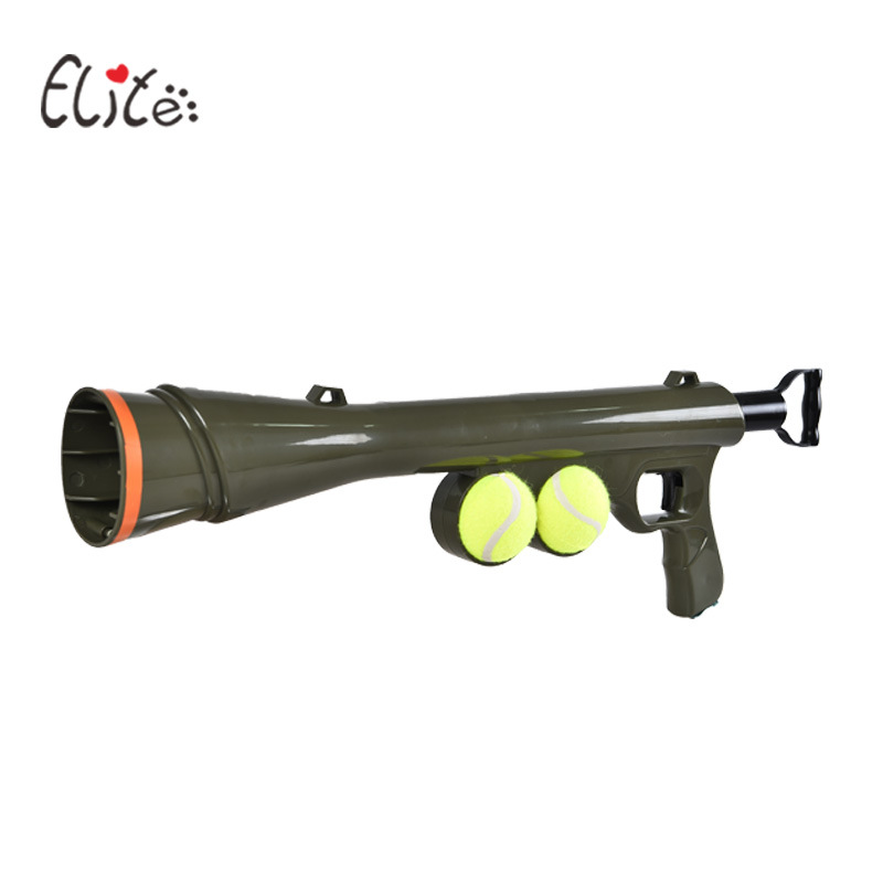 Interactive Dog Tennis Ball Launcher | Fetch Training Gun