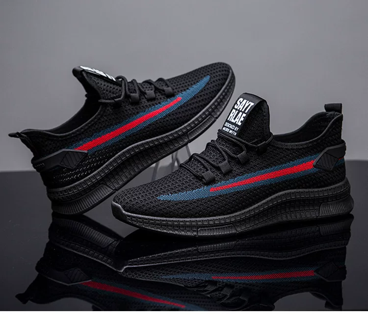 Black Knit Tennis Shoes