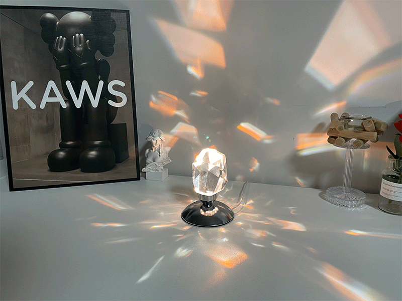 LED Crystal Table Lamp | 16 Colour Touch Control