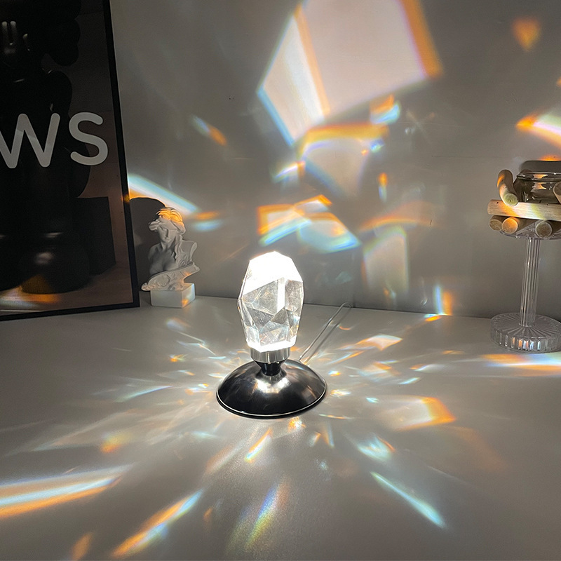 LED Crystal Table Lamp | 16 Colour Touch Control