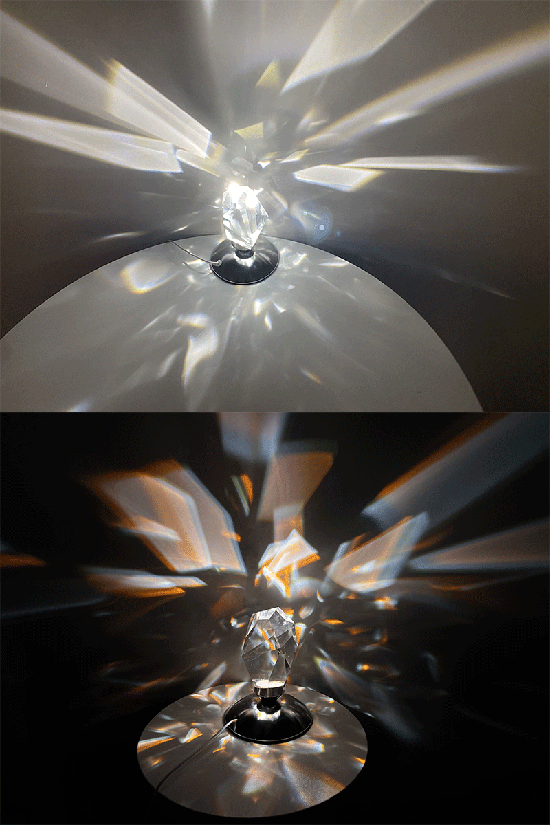 LED Crystal Table Lamp | 16 Colour Touch Control