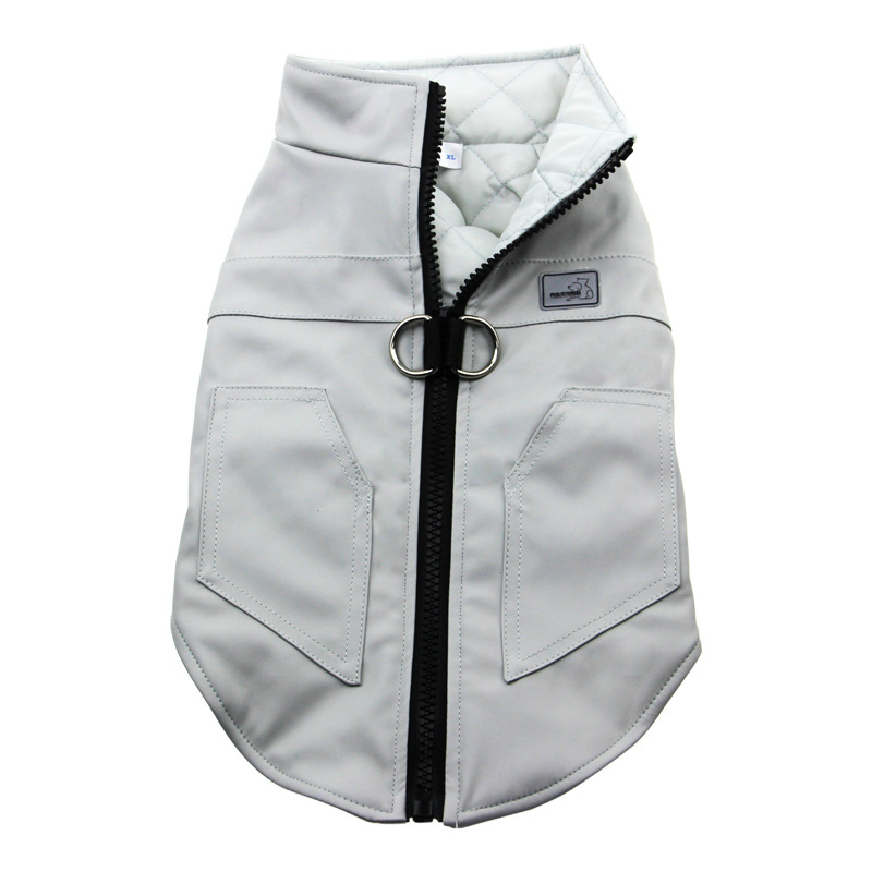 Leather Pet Winter Vest | Thermal Dog & Cat Clothes