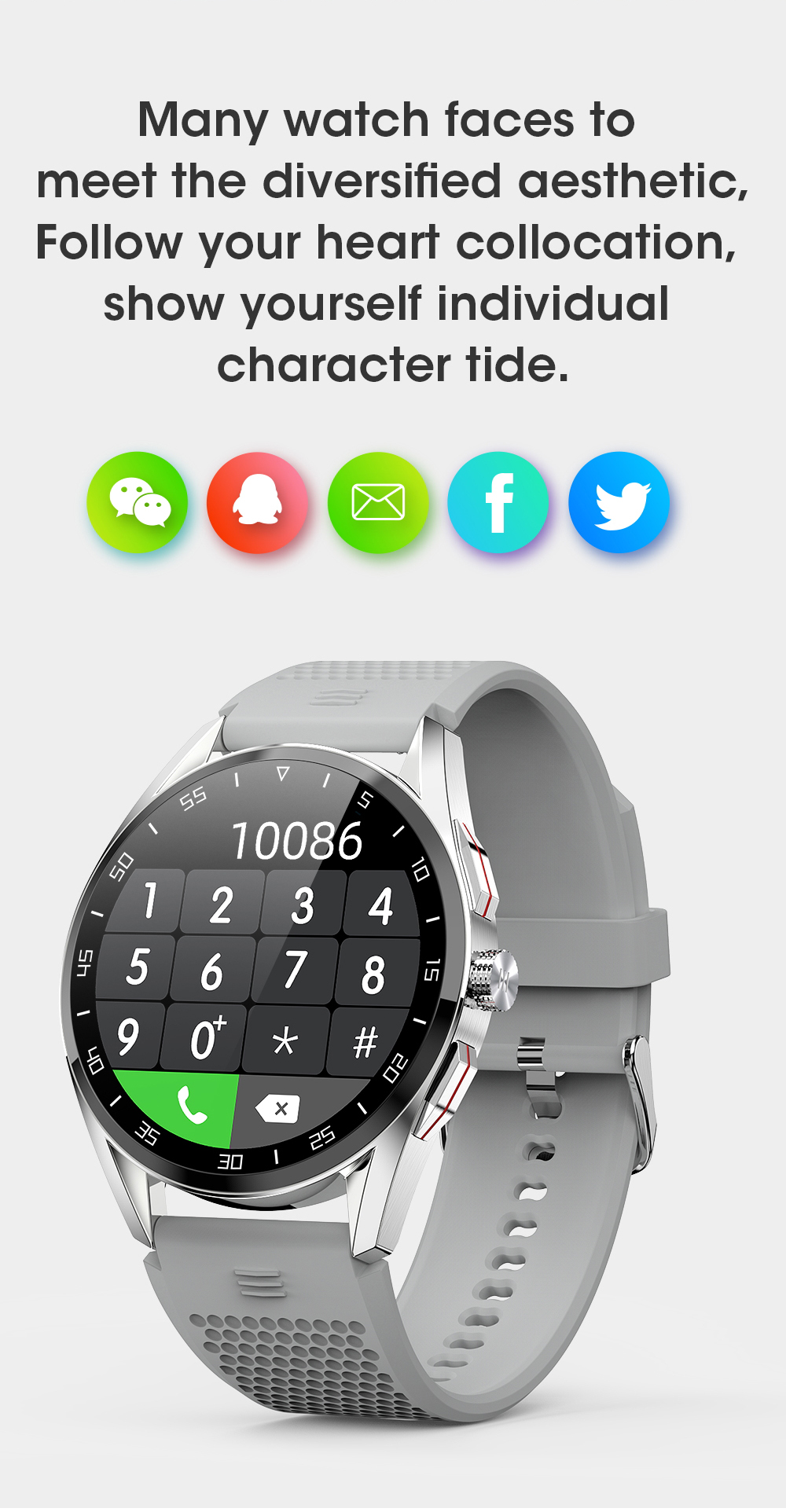 M3 Smart Watch | Bluetooth Calling & Health Monitor