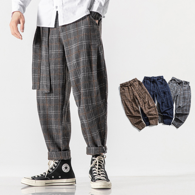 Men's Cotton-Blend Harem Breeches | Relaxed Straight Leg