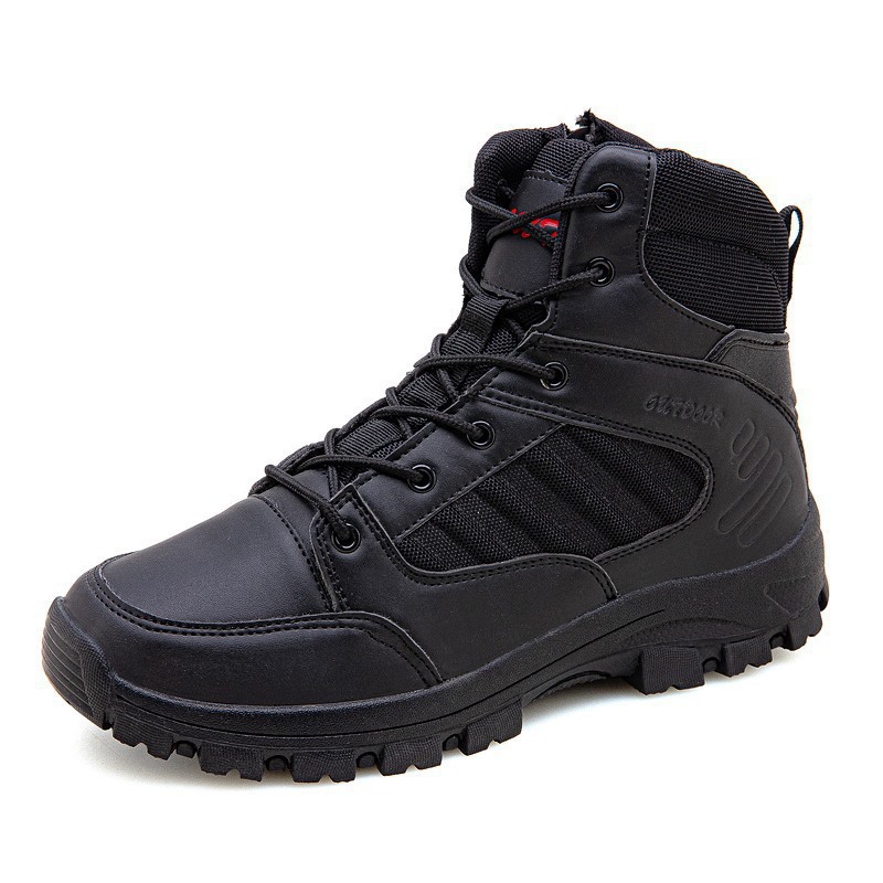 Men's High-Top Hiking Boots | Camouflage Outdoor Footwear