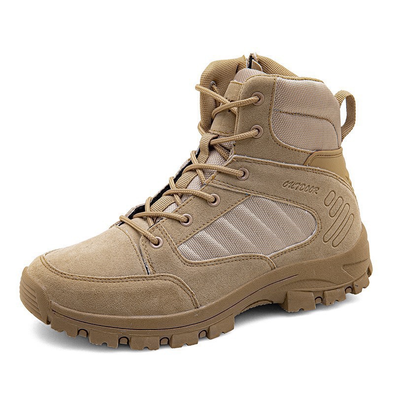 Men's High-Top Hiking Boots | Camouflage Outdoor Footwear