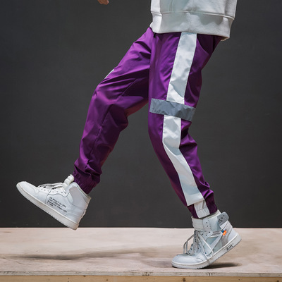 Men's Hip Hop Trousers | Polyester Streetwear Joggers