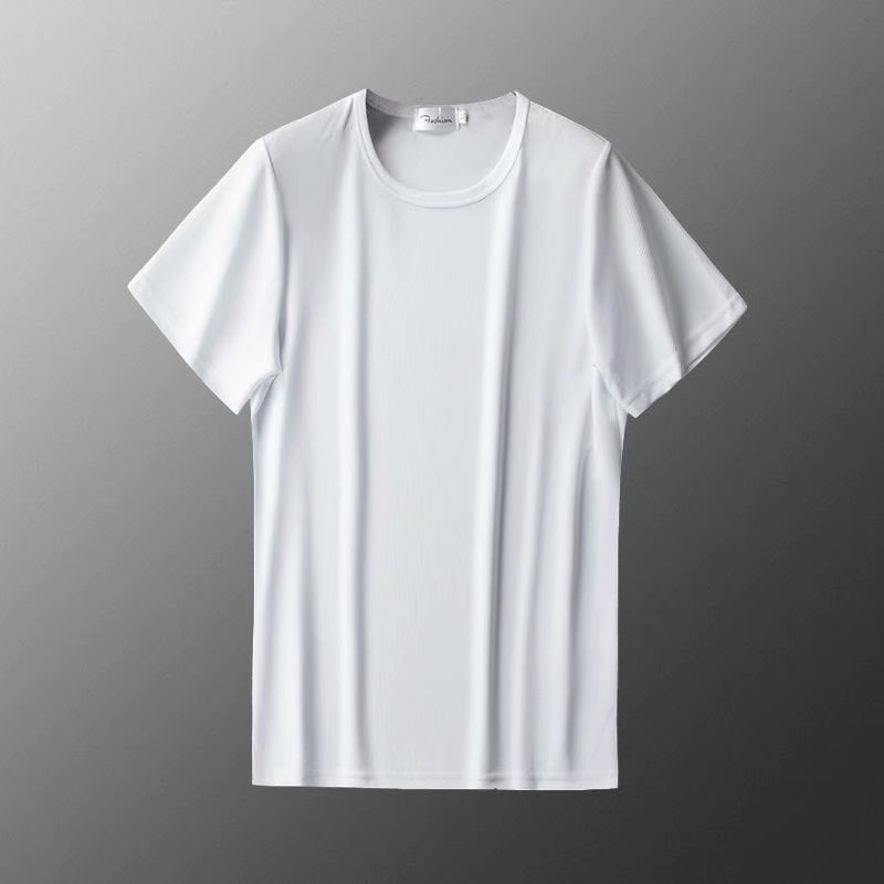 Men's Plus Size Loose T-Shirt | Round Neck Short Sleeve