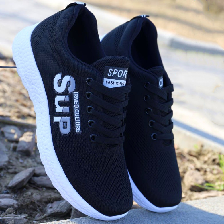 Men's Soft Sole Canvas Trainers | Breathable Casual Footwear