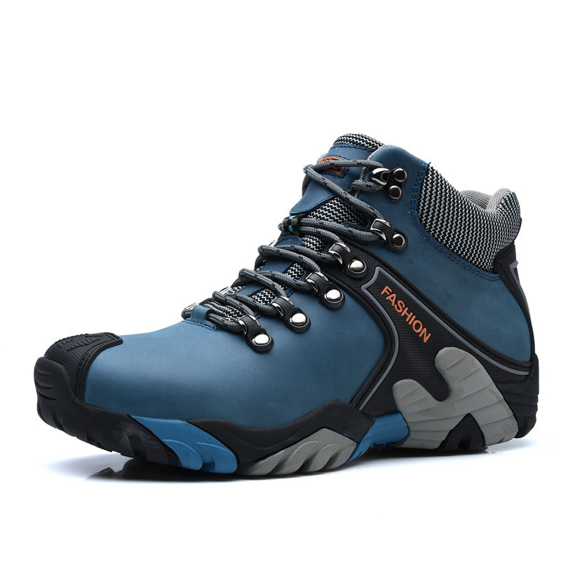 Men's Velvet-Lined Hiking Shoes | Slip-Resistant Rubber Sole