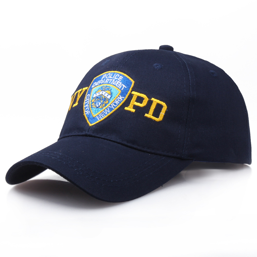 NYPD Embroidered Baseball Cap | Cotton Twill Curved Brim 7 NYPD Embroidered Baseball Cap | Cotton Twill Curved Brim