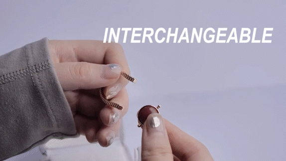 Natural Stone Fidget Spinner Ring | Anxiety Relief Jewellery