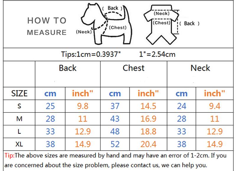 Padded Winter Dog Coat | Thermal Pet Clothes